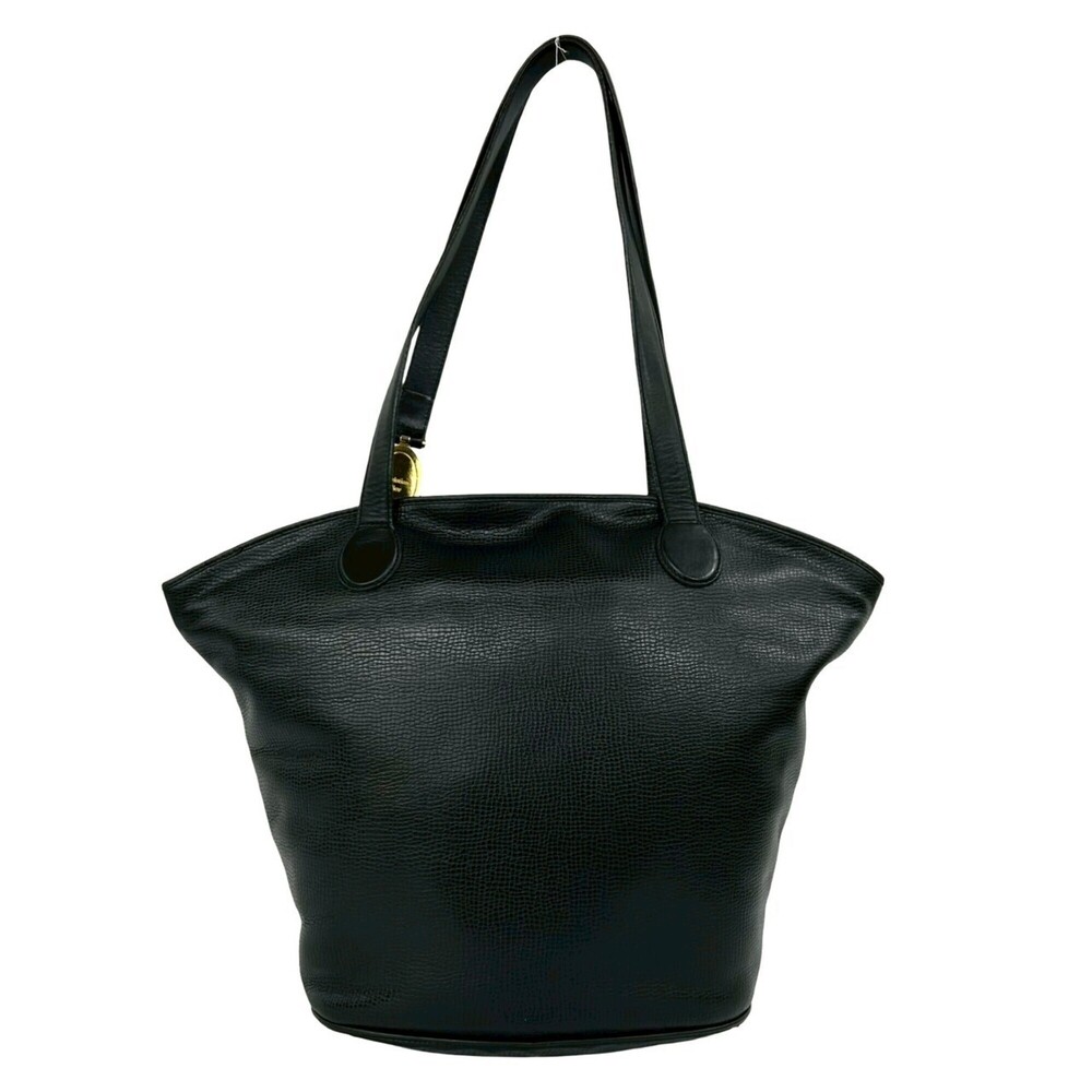 CHRISTIAN DIOR Black Leather Shoulder Bag - Picture 3 of 10